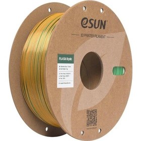 Resim Esun Altın-yeşil-siyah Silk Mystic Pla Filament 1.75mm. 1kg 