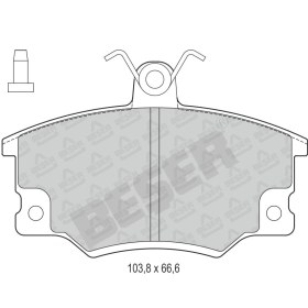 Resim Bestext Oem Bst-r3466 Ön Fren Disk Balata 