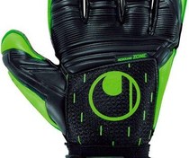 Resim Uhlsport Classic Soft Advanced 101132401 Siyah-Yesil Kaleci Eldiveni 