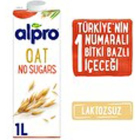 Resim Alpro Şekersiz Yulaf Sütü 1 Lt 