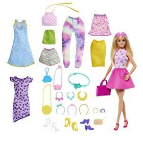 Resim Barbie Bebek - Muhteşem Kıyafetleri Oyun Seti HKB07 