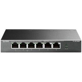 Resim TP-Link TL-SF1006P 6 Port 10/100 Mbps Port PoE 2 Uplınk Switch 