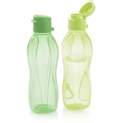 Resim Tupperware Eco 2li Şişe 500 ml Orman Yeşili ve Lime Suluk 