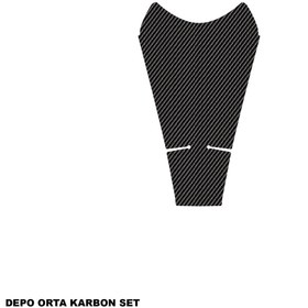 Resim Motiker CFMOTO 250SR KARBON STICKER SET DEPO ORTA PARÇALI KAPLAMA ETİKET MODELİ 