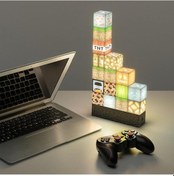 Resim Minecraft Blok Yapım Lambası 16 Yeniden Yapılandırılabilir Işık Bloğu Ve Temel Kaya Tabanı Minecraft Yatak Odası Aksesuarları Lamba Gece Lambası Hediyeleri Db Çok Renkli 