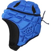 Resim Didadodo Çocuk Kask Baş Koruyucu Yumuşak Dolgulu Başlık Futbol Beyzbol Paten Mavi Mavi 