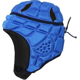Resim Didadodo Çocuk Kask Baş Koruyucu Yumuşak Dolgulu Başlık Futbol Beyzbol Paten Mavi Mavi 
