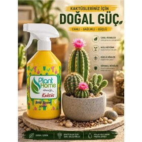 Resim Plant Home Power Mix 5 Litre Kaktüs Toprağı ve Kaktüs Besini (500 Ml) 