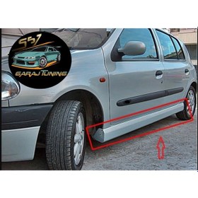 Resim Renault Clio 2 Marşpiyel Sağ Sol Takım Fiberglass Boyasız 