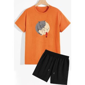 Resim Trendypassion Tasarım Şort T-Shirt Eşofman Takımı 