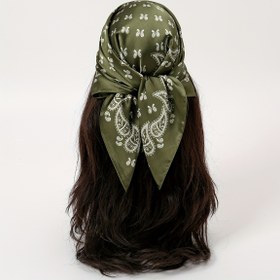 Resim 1 adet Kadınlar için Bohem Paisley Jakarlı Eşarp - Yeşil Çiçek Desenli Püsküllü Şal, Sonbahar/Kış İçin Sıcak ve Şık, Polyester Kumaş, Dış Mekan Gezileri İçin Mükemmel, Dış Mekan Eşarbı | Şık Başörtüsü | Polyester Jakar, Saç Bandı 
