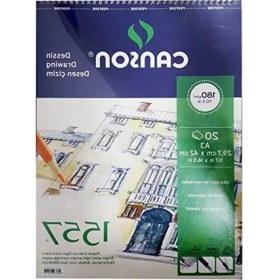 Resim Aesco 180GR A3 Üstten Spiralli Resim Defteri, 20 Yapraklı 