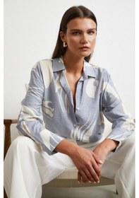 Resim Nevermore V Yaka Modal Gömlek Antrasit Antrasit 