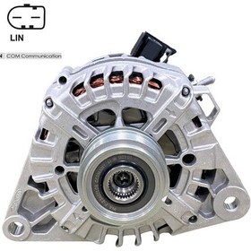 Resim 12v Alternatör Dinamo 130 A Tek Fiş Lın Hyundaı Elantra Iv/ı20/ı40-kıa Carens Iv/rıo/stonıc Oem 