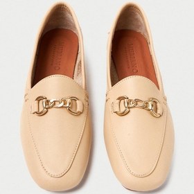 Resim Mubiano Hakiki Deri Collection Kadın Babet Bej -mcmng2446-bj Bej 