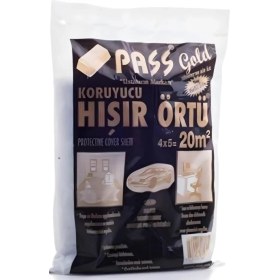 Resim Pass Gold Statik Eşya Boya Koruyucu Extra Hışır Örtü 20 M2 