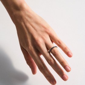Resim Basic Eternity Sapphire Ring - 12 