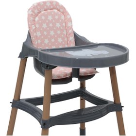 Resim MorBebe Lüx Mama Sandalyesi Minderi ( Tüm Mama Sandalyelerine Uyumludur ) Pembe 