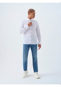Resim Loft Regular Fit Beyaz Erkek Gömlek Lf2038578 Beyaz 