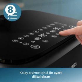 Resim Philips Çift Hazneli Airfryer 3000 Serisi, 9l Geniş Kapasite, 2 Hazneli Airfryer, Rapid Air Teknolojisi, %90 Daha Az Yağ,%70 Enerji Tasarrufu, Homeıd Uygulaması, Onerous Lambader Hediye 