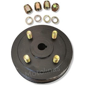 Resim 3 Tekerlekli Kasalı Arka Kampana, Elektrikli Bisiklet Fren Kampanası 