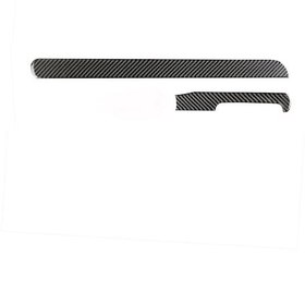 Resim Karbon Fiber Araba Merkezi Kontrol Şeridi Volkswagen Golf 6 2008-2012 İçin Dekoratif Etiket, Sağ Sürüş 1 Adet 