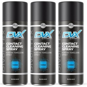 Resim Divortex Yağsız Kontak Temizleme Spreyi 400 Ml. x 3 Adet 