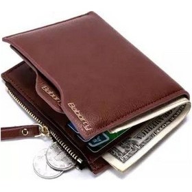 Resim Yeni Erkek Anti Men Fermuarlı Kısa Cüzdan Çok Renkli 