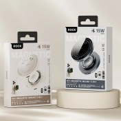 Resim Rock Space 3 In 1 Kablosuz 15W Magsafe Şarj Cihazı (Stant + Watch Şarjı + Magsafe Şarj) 