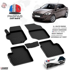 Resim Peugeot 301 4D Havuzlu Paspas 2013 Ve Üzeri A+Kalite 