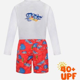 Resim Sleeved UV Rashguard / Surfers Set - 2-4 Yaş 