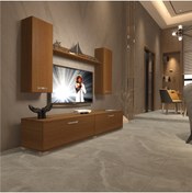 Resim Decoraktiv Eko 5d Slm Std Tv Ünitesi Tv Sehpası - Naturel Ceviz 