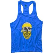 Resim Bluu Arphax Fitness Gym Tank Top Sporcu Atleti Turkuaz 