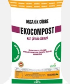 Resim 25 KG Ekocompost Katı Çiftlik/Hayvan Gübresi 