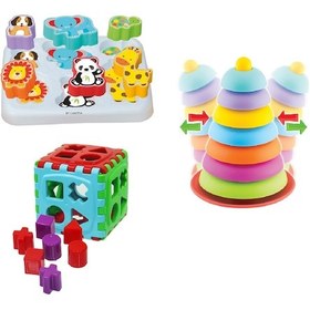 Resim Sallanan Halkalar + Sevimli Hayvanlar Bultak + Bultak Puzzle 