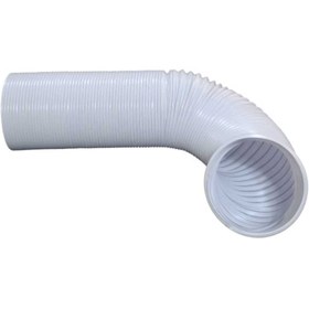 Resim sp süpürge pazarı Universal Mobil Klima Sıcak Hava Tahliye Hortumu Ağız Çapı 13 Cm, Uzunluk 135 Cm Egzoz Borusu 