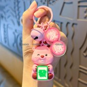 Resim Silver1 Gıoıo Anahtarlık Küçük Kolye Hediye Sevimli Üç Boyutlu Bebek Okul Çantası Çanta Çekicilik (Yurt Dışından) 