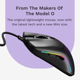 Resim Glorious Model O 2 Mini Kablolu Siyah Oyuncu Faresi: Hafif 49 gram, 26K Optik Sensör, 80 Milyon Tıklama, 6 Programlanabilir Düğme, Küçük Ellere Uygun Fare, FPS, MMO, MOBA, Battle Royal Faresi 