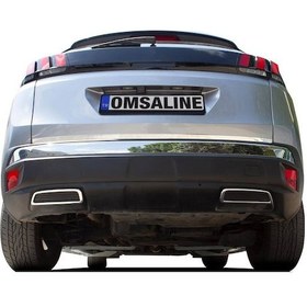Resim Omsa Peugeot 3008 Krom Egzoz Çerçevesi 2 Parça 2016 Ve Sonrası 
