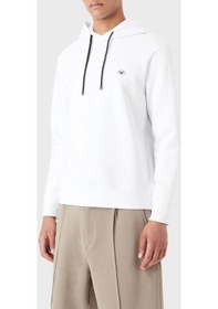 Resim Emporio Armani Erkek Sweat 8N1MD0 1JHSZ 0100 BEYAZ Beyaz 