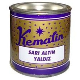 Resim KEMALİN Kemalin Sarı Altın Yaldız Boyası 1/8 ( 85 gr ) Minik Boy 