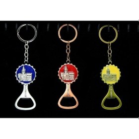 Resim Metal Galata Kulesi Anahtarlık Ve Açacak Model 2 