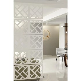 Resim Kayasan Ahşap Kayasan ® Lazer Kesim Sarkıt Paravan, Ahşap Seperatör, Oda Ayırıcı 4'lü Panel Levha Seti 
