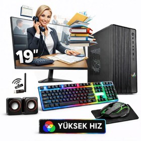 Resim J-TECH WorkLine i5 3470 8GB 256GB SSD 19" Monitör Masaüstü Bilgisayar 