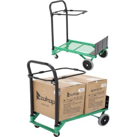 Resim Staxx Power Yükseklik Ayarlı Çok Fonksiyonlu Portatif Katlanır Koli Yük Paket Taşıma El Arabası 100KG 