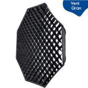 Resim Gdx Bw-140 Octagon Izgaralı Grid'li Softbox (140 Cm Bowens) 