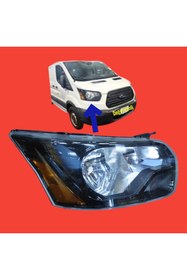 Resim BSG Ford Transit V363 2014 2018 Uyumlu Far Sağ siyah Zemın sarı sinyalli Tip-BK31 13W029 BF-1877025 