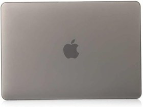 Resim Apple Macbook Air 13.3inç M1 A2337 2021 ile uyumlu Kılıf Mat Ön Arka Kapak Gri 