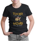 Resim Teacher By Day Öğretmenler Günü Siyah Çocuk Tshirt 