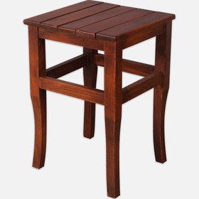 Resim Hestia Ahşap Tabure Ceviz 45 cm 